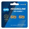 KMC Missing Link Shimano-SRAM 11-speed CL555R (2 Sets Included) Reusable