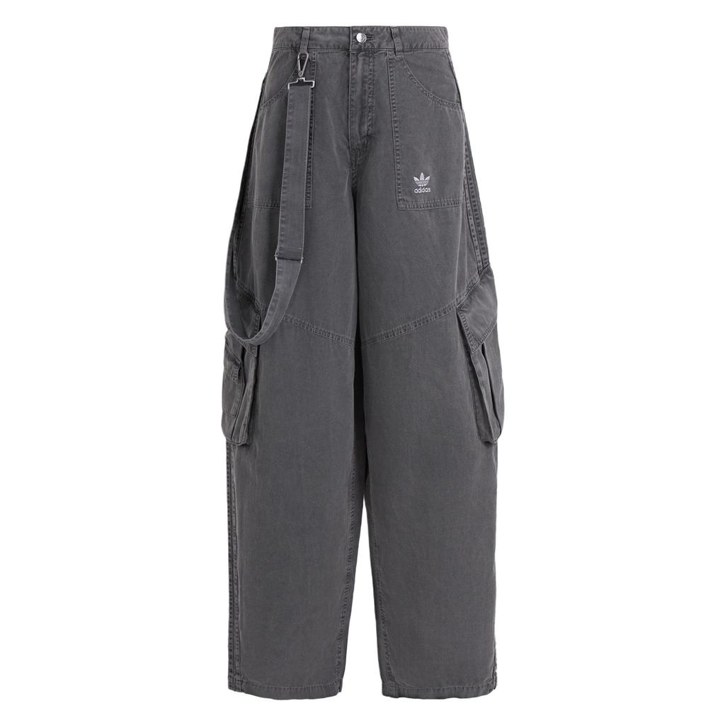 adidas Originals Curved Trousers Fashion Versatile Loose Comfortable Sports Long Pants Women Bottoms KH1180