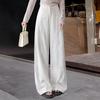 Women's High-Waist Wide-Leg Solid Casual Pants
