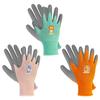 Yume No Mono Work Ages Natural Rubber Garden Gloves for Potato and Other Outdoor Activities Size (3 Pairs) Kids' Gloves, 3-6, Non-Slip, Foam,
