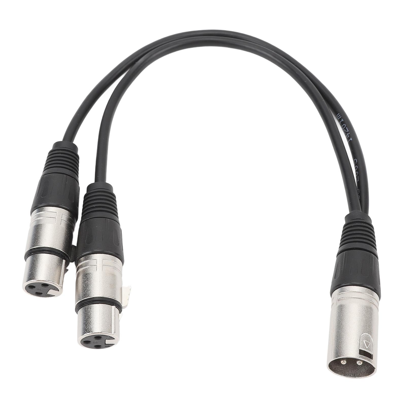 Кабель XLR папа - двойной XLR мама Кабель-разветвитель XLR Y Двойной XLR мама - XLR папа Микрофонный Y-комбинатор