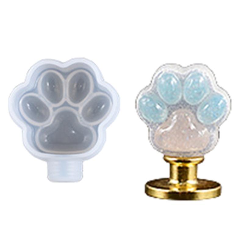 Stamp Handle Resin Mold Sealing Handle Mold Wedding Invitations Wax Seal Stamp Handle Mold for DIY Crafts Crystal