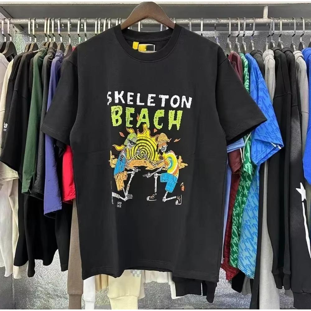 Hand-painted INS Splash Letter Round Neck T-shirts Mens T Shirt Depts Womens Tshirts Graphic Tee Clothes Over Size Plus Size Top