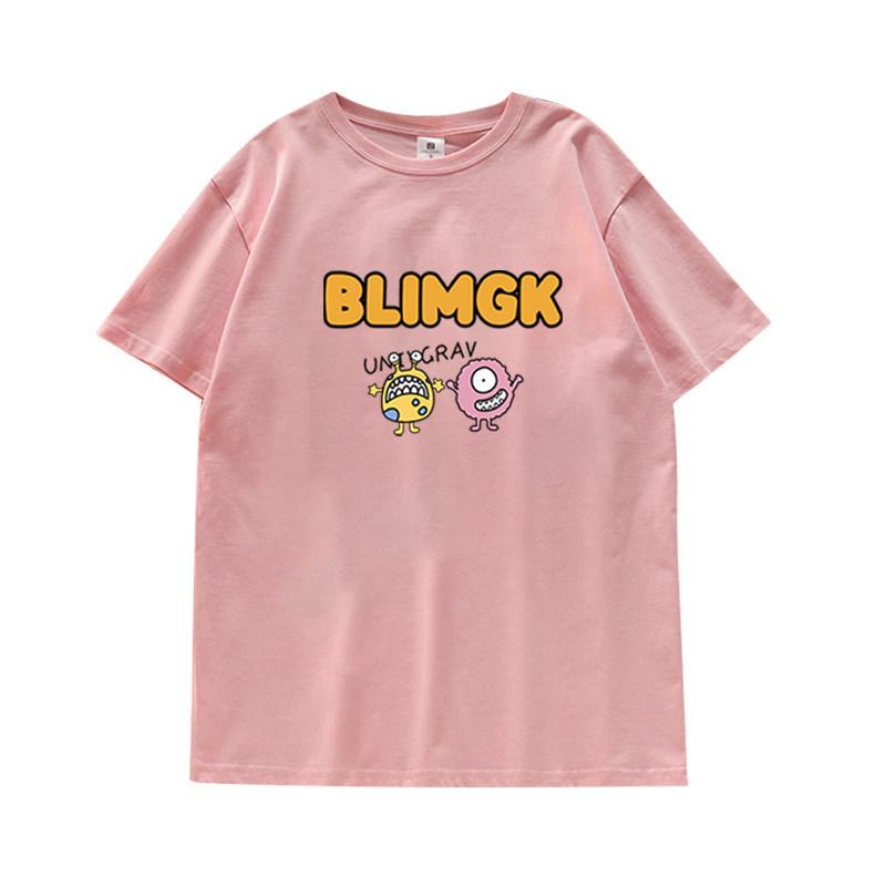 Japanese Retro Chic Unisex Plus-Size Loose Cotton T-Shirt for Couples