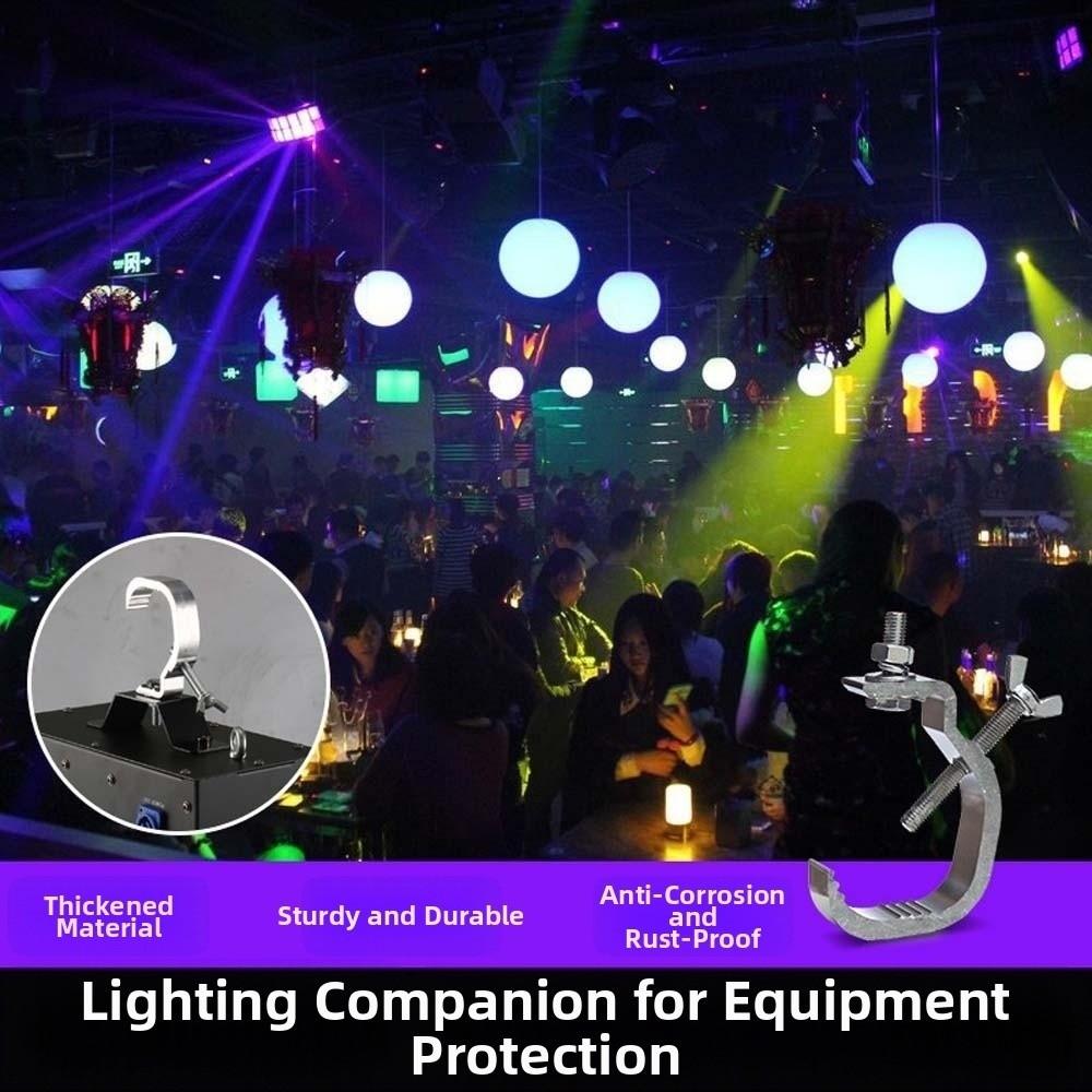 10pcs Stage Lights Hangings Light Hook Par Lamp Fixed Clip Aluminum Alloy Stage Lights Clamps Corrosion-resistant