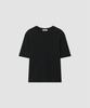 Deolil Loft Ribbed Round T_Black