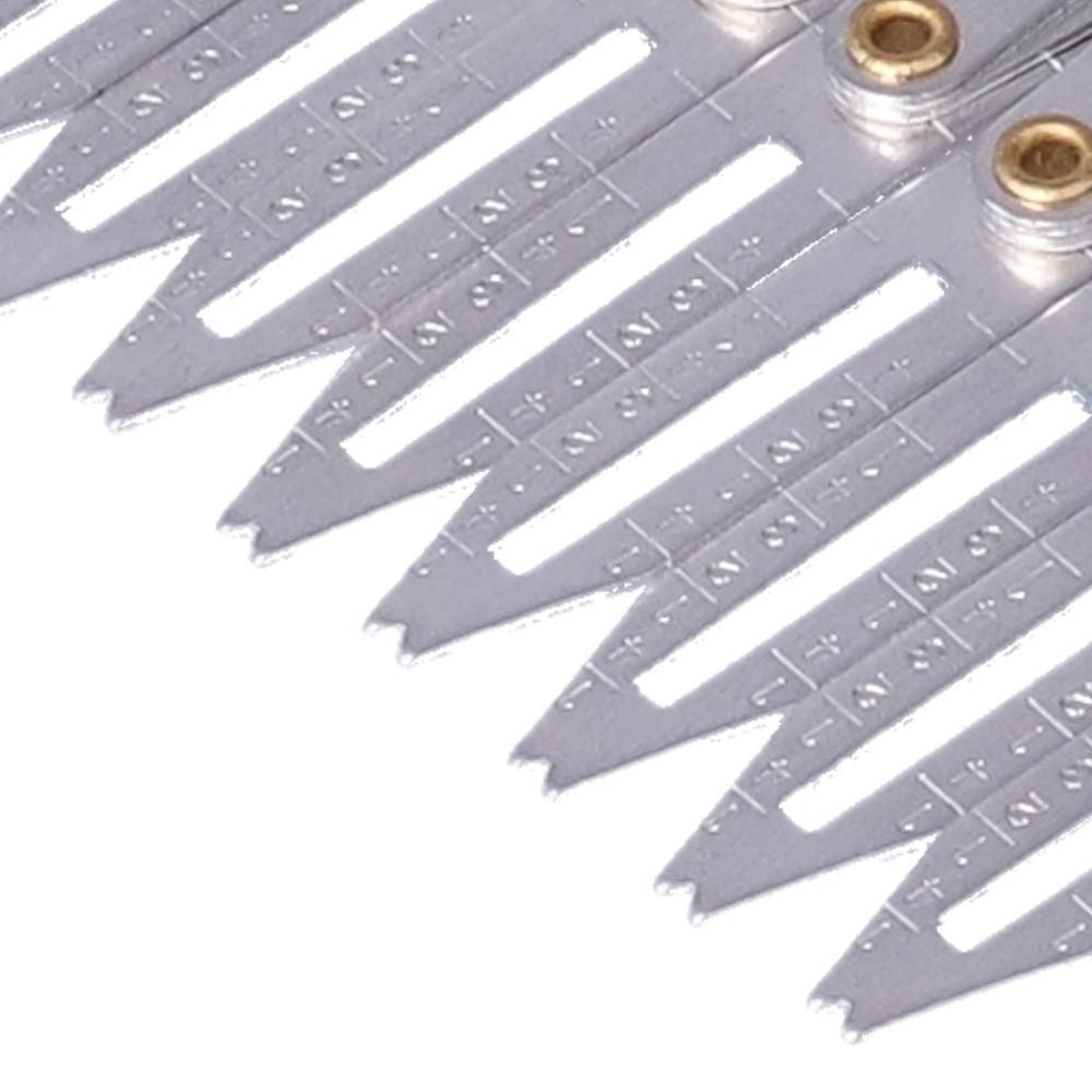 Equidistant Measuring Aluminum Sewing Gauge Marking Tool Adjustable Length Gauge  Household Use
