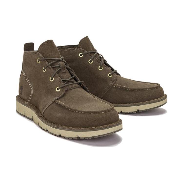 Timberland Westmore Moc Toe Chukka Boot 'Olive Green Nubuck' Men's A5YGY