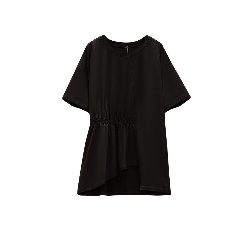 Nadměrná velikost 120-350 Jin Dámské volné nikové designové tričko s krátkým rukávem - Léto 2023