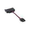 1Pc Sata 15-Pin Male To Sata 6-Pin Female Slimline Power Adapter Cable 20Awg Laptop Optical Drive Cable