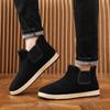 Winter New Thiened Wool Men's Cotton Shoes Lightweight Anti-slip Casual Warm Soft Bot Beijing Old Canvas Cotton Boots for Men