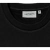 Carhartt WIP FW22 Letter Print Pullover Long Sleeve Sweatshirt Men Sweatshirt Black I031242-0D2-XX