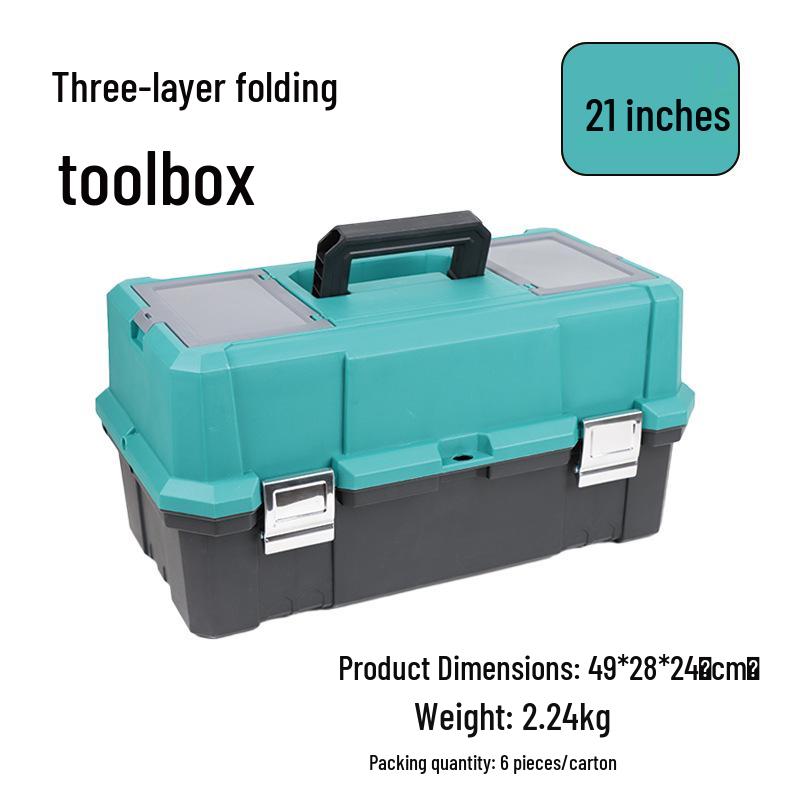 Stainless Steel Multi-Functional Tool Box for Household & Electrician Use