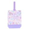 KIYOHARA Girls' Lesson Bag, Indoor Shoes Bag, Gym Clothes Bag, Name Stickers, Colorful Unicorn Design, Pink, AJMOW163-S3