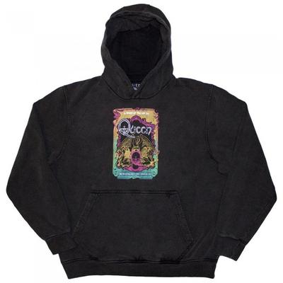 Queen Unisex Adult A Night At The Opera Tour Â´76 Pull Over Hoodie