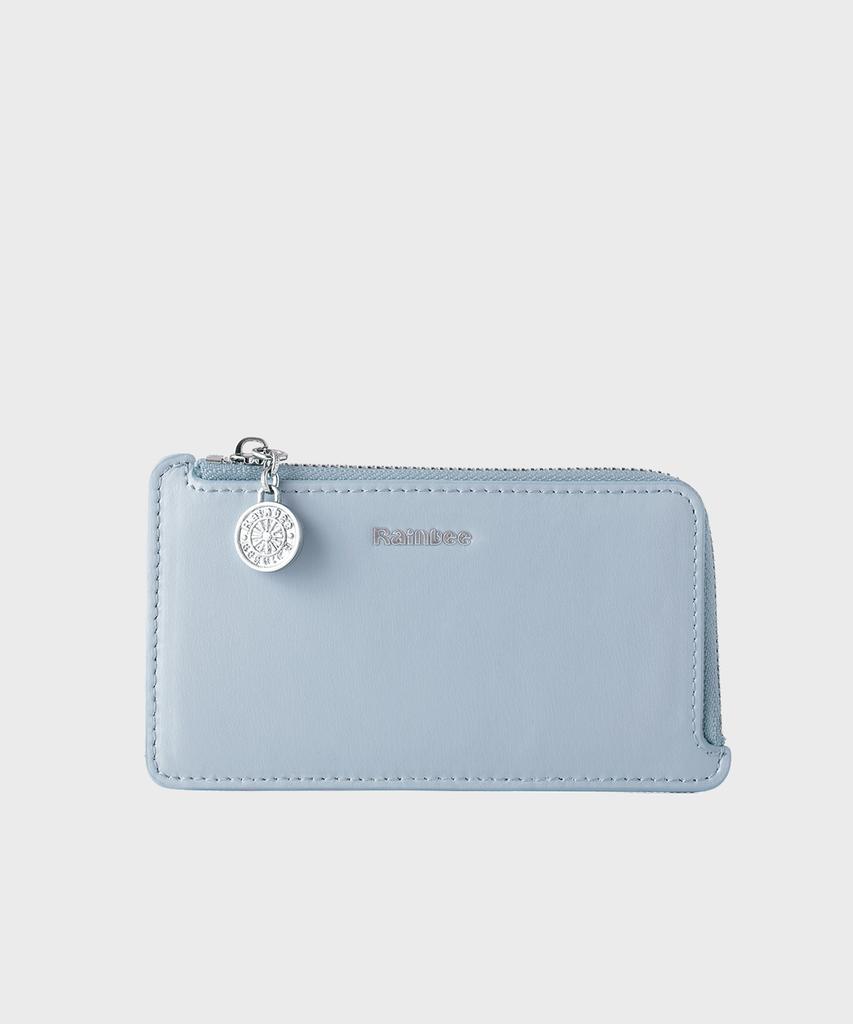 Rainbee Occo Zip Coin Card Wallet_ Light Blue
