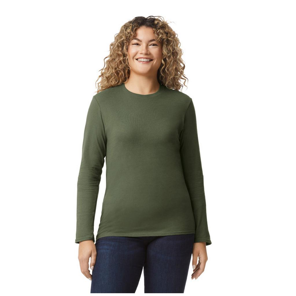 Gildan Unisex Erwachsenen Soft Touch Langarm-T-Shirt