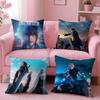 F-Final F-Fantasy VII Cushion Cover Comfortable Reversible Pillow Cover Ideal for Car Sofa Bedroom & Beyond