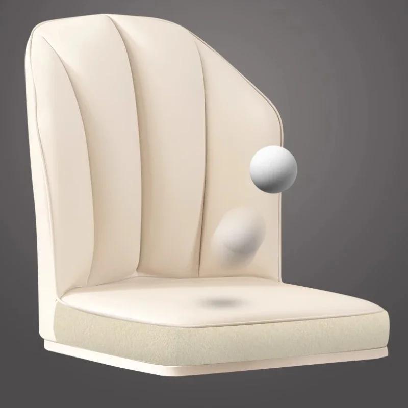 Nordic Cream Dining Chair – Minimalist Designer Lounge Chair, Modern Living Room & Dining Room Furniture