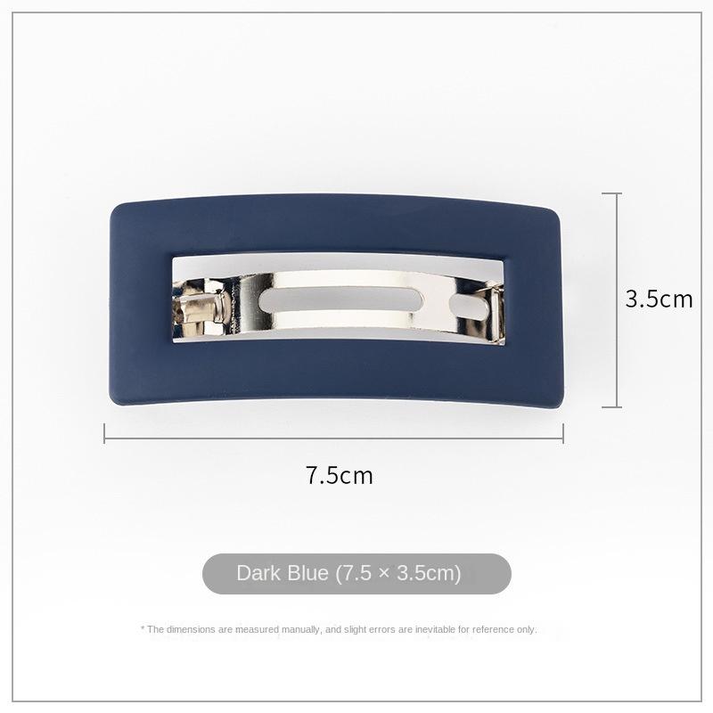 Fashion Matte Snap Hair Clip for Women Hairpin Hairclips Hair Barrette Korean Simple Ponytail Holder Hairgrips Hair Accessories