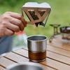 Folding Coffee Filter Rack Portable Coffee Drip Stand Cone Coffee Dripper Holder  Camping