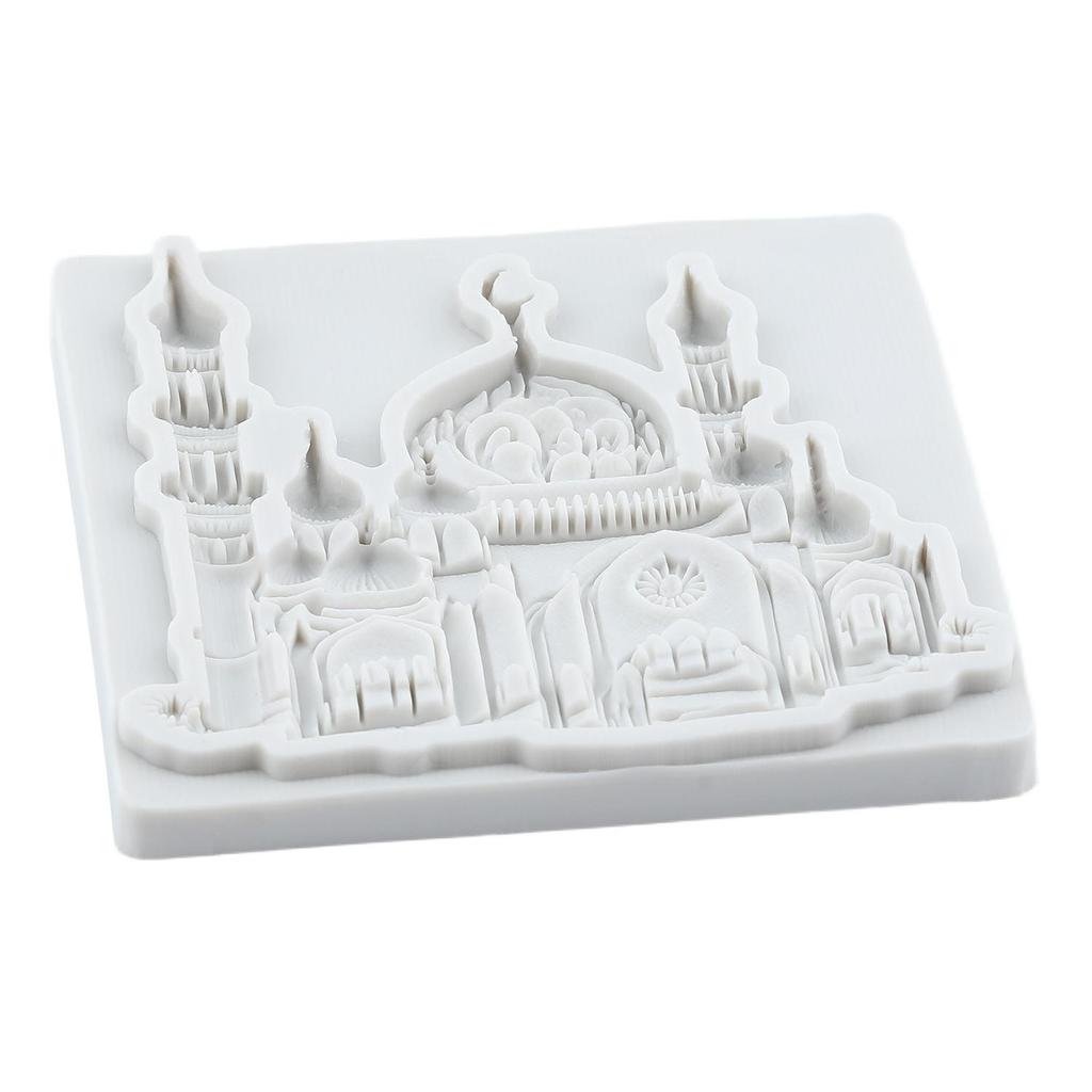 Fairytale Castle Silicone Mold Castle Fondant Molds Cake Decorating Tools Cupcake Topper Candy Resin Clay Chocolate Gumpaste Mold