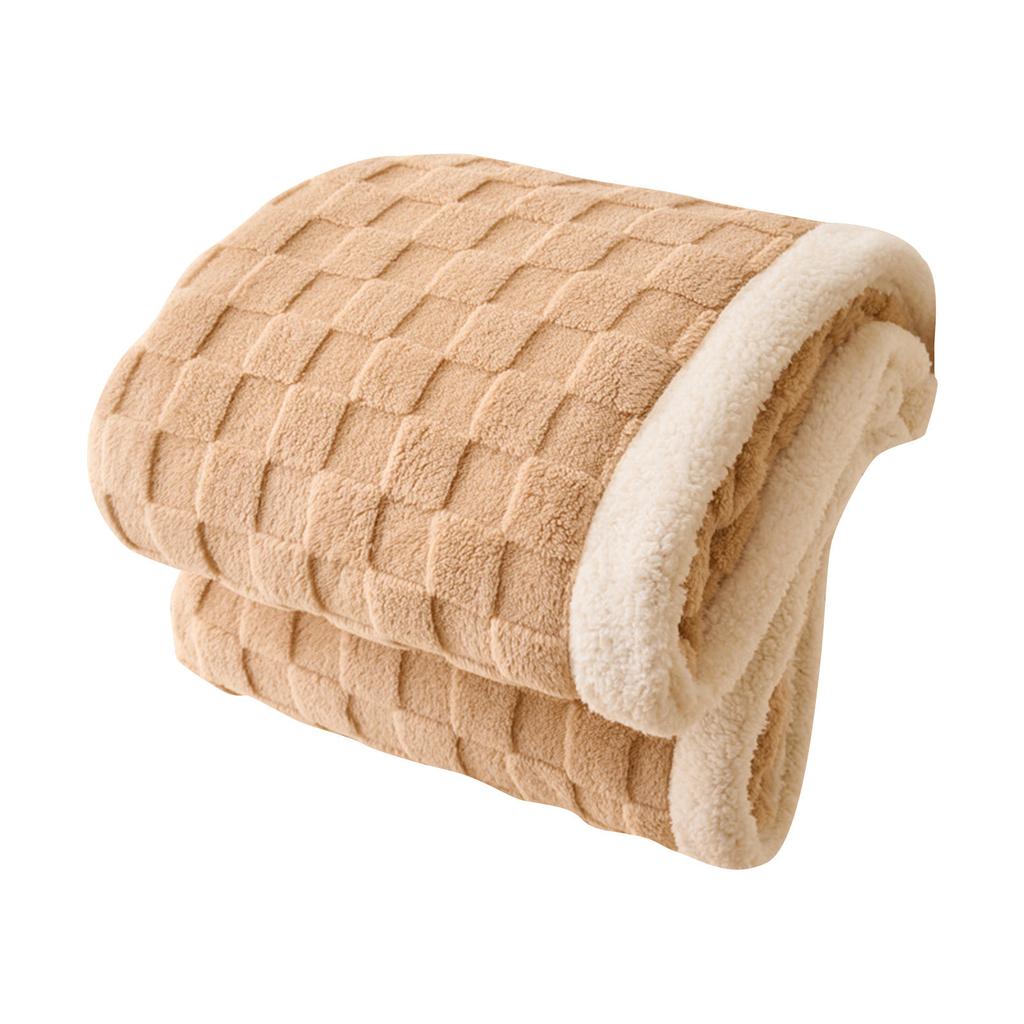 Soft Blanket, Soft Warm Thick Winter Blanket, Reversible Cozy Blanket For Bed, Sofa, Chair And Couch, Wool Blanket