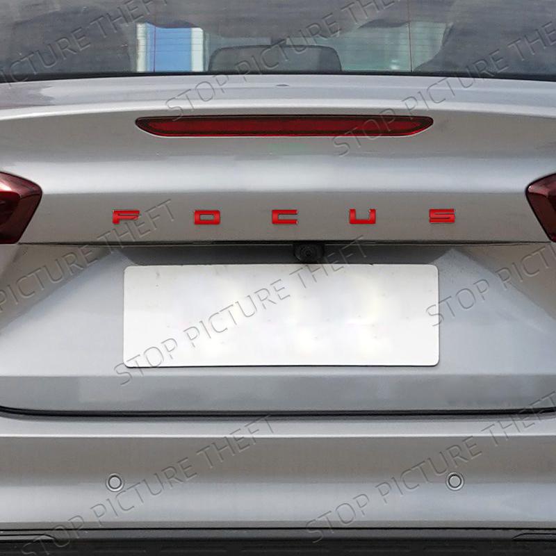 Metal Alloy For Ford Focus Letter Logo Car Trunk Fender Sticker Decoration Emblem Badge Accessories