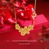 Faux Gold Jewelry Set: Simulated Engagement Ornaments and Wedding Table Props
