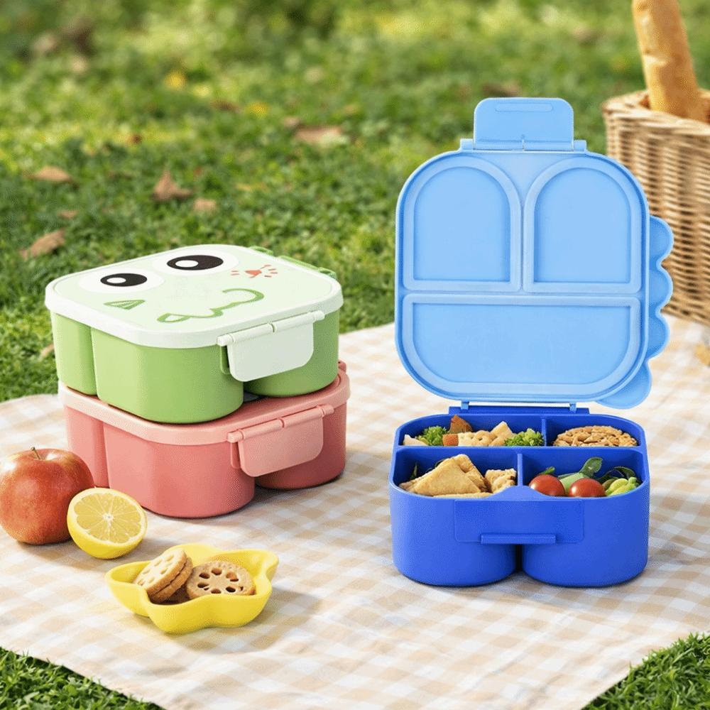 Portable Food Picnic Box Microwave Safe Lunch Container for Children Kids School Office