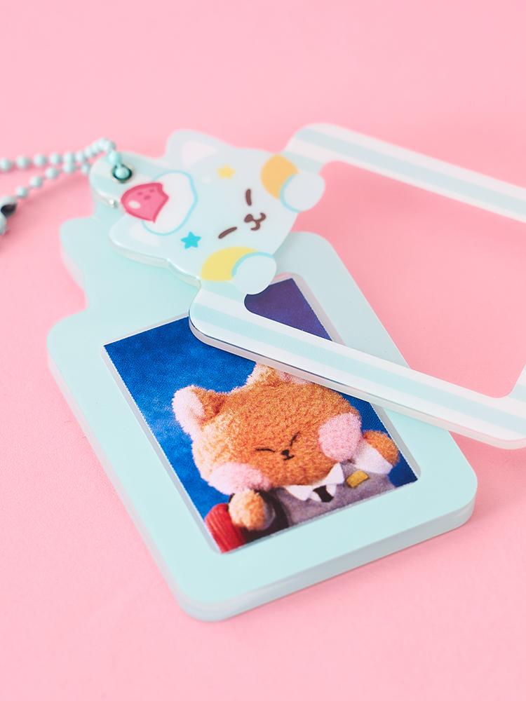 LINE FRIENDS Minini Ice Cream Chichini ID Photo Keychain