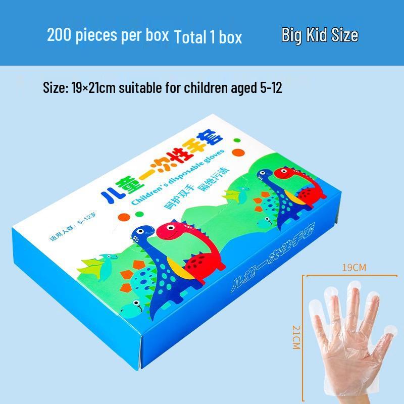 

Детские утолщенные одноразовые полиэтиленовые перчатки для пищевого и бытового использования