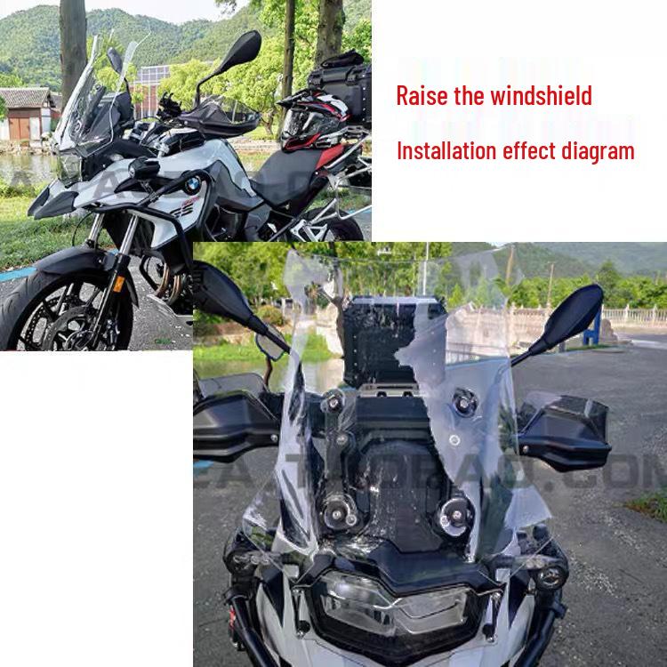 BMW F750GS/F850GS/ADV Front Windshield Deflector for Motorcycle Modification