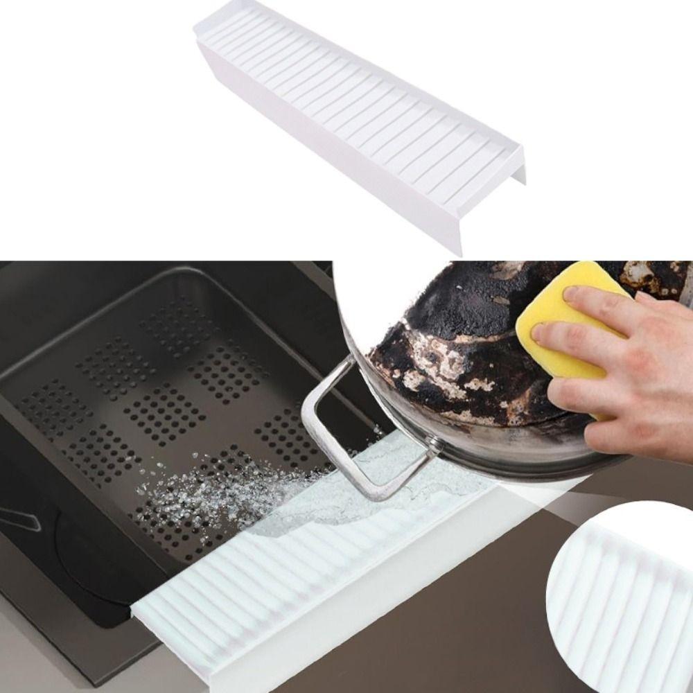 Silicone Kitchen Sink Water Baffle Splash-proof Sink Rim Splash Protector  Washbasin
