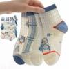 5 Pairs Baby Girls Socks Spring Summer Cotton Newborn Baby Kids Cartoon Socks for Children Boys Socks 0-12Y