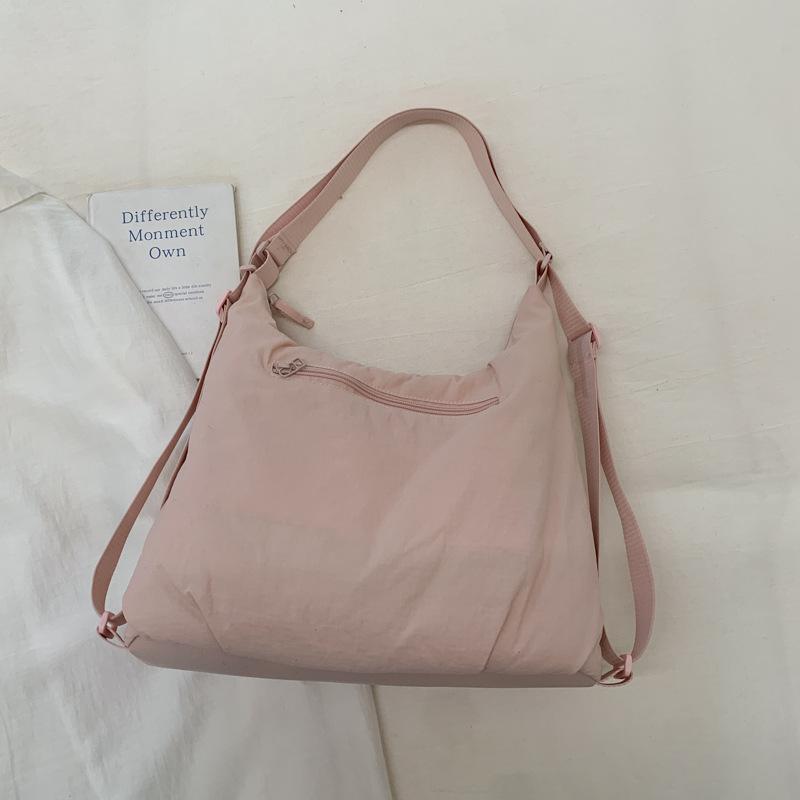Korean Style Padded Texture and Versatile Tote Bag Lightweight Commuting Shoulder Bag Large Capacity Multi Pocket Three Way Bag