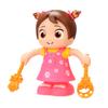 Electric Voice Control Induction Stunt Tipping Little Boy Music Light Cartoon Little Girl Doll Children's Educational Toys