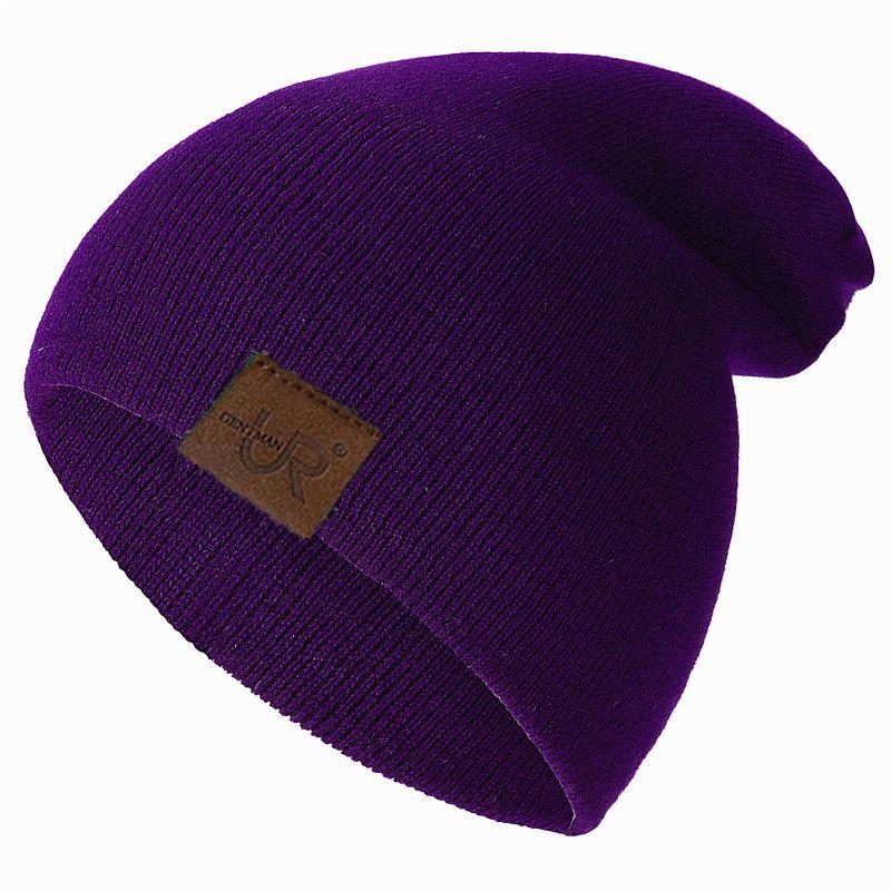 1 Pcs Unisex Beanie Hat Casual Beanie For Men & Women Warm Soft Knitted Hat Stylish Plain Daily Winter Hat