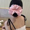 Lace Drawstring Hair Ring Women Big Size High-end Feel Versatile Sweet Hair Accessories