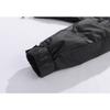 2025 Winter Fashion Casual Down Jacket PU Fabric Men's Hooded Trend Men's Loose Warm Down Jacket Cotton Jacket