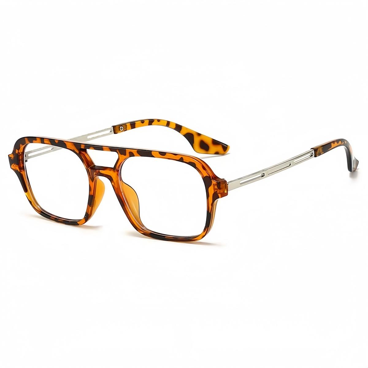 1pc European and American style retro men s and women s fashionable anti blue light glasses frame trendy and fashionable for wat