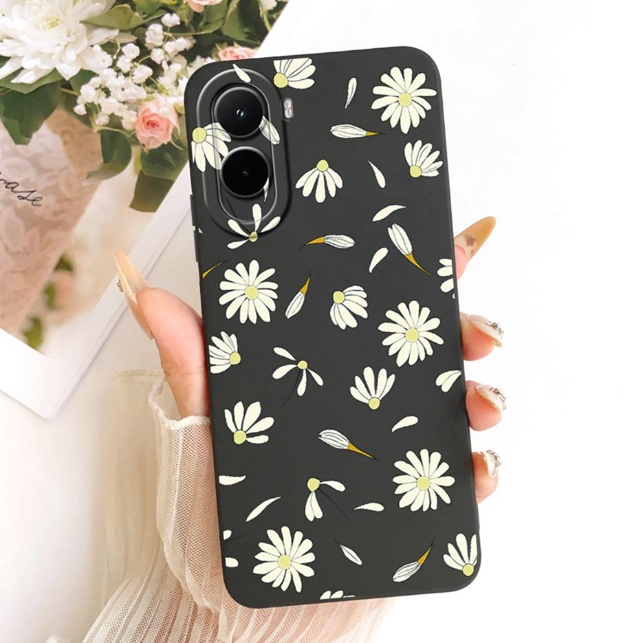 For Xiaomi Poco M7 Plus Case PocoM7 4G Pretty Girl Sunfower Painted Phone Case For Xiaomi Poco M7 Pro PocoM7 Plus 5G Soft Fundas
