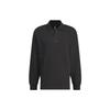 Heavy French Terry Polo Shirt Polo Shirt Unisex Black IT3972