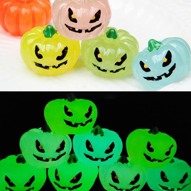 

3D Мини Светящаяся Тыква Хэллоуин Украшение Diy Моделирование Светящаяся Тыква Хэллоуин Украшения Аксессуары green strabismus