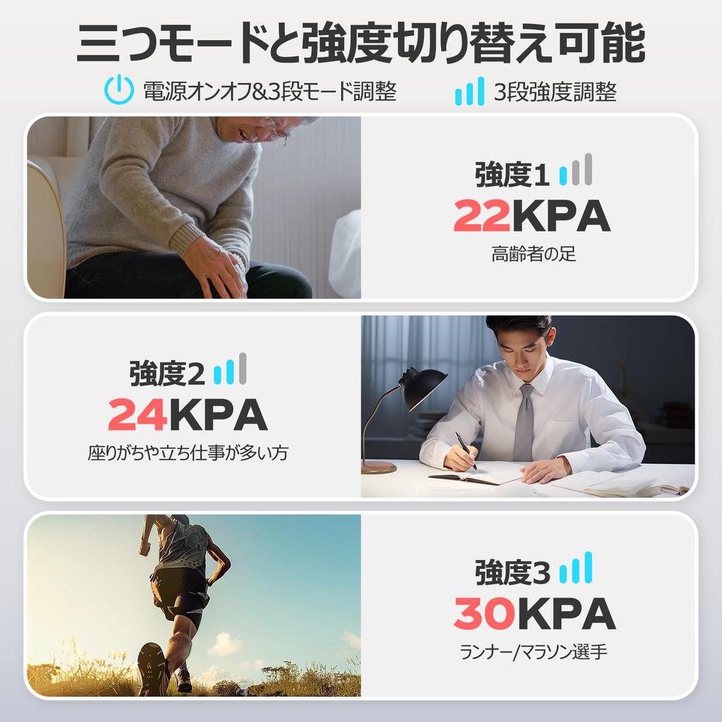 Calf Relaxer - Ideal for Calves, Knees, and Thighs. Wireless, 3 Modes, 3 Intensity Levels, Cordless, Rechargeable, 15-Minute Timer, Adhesive, Adjustab