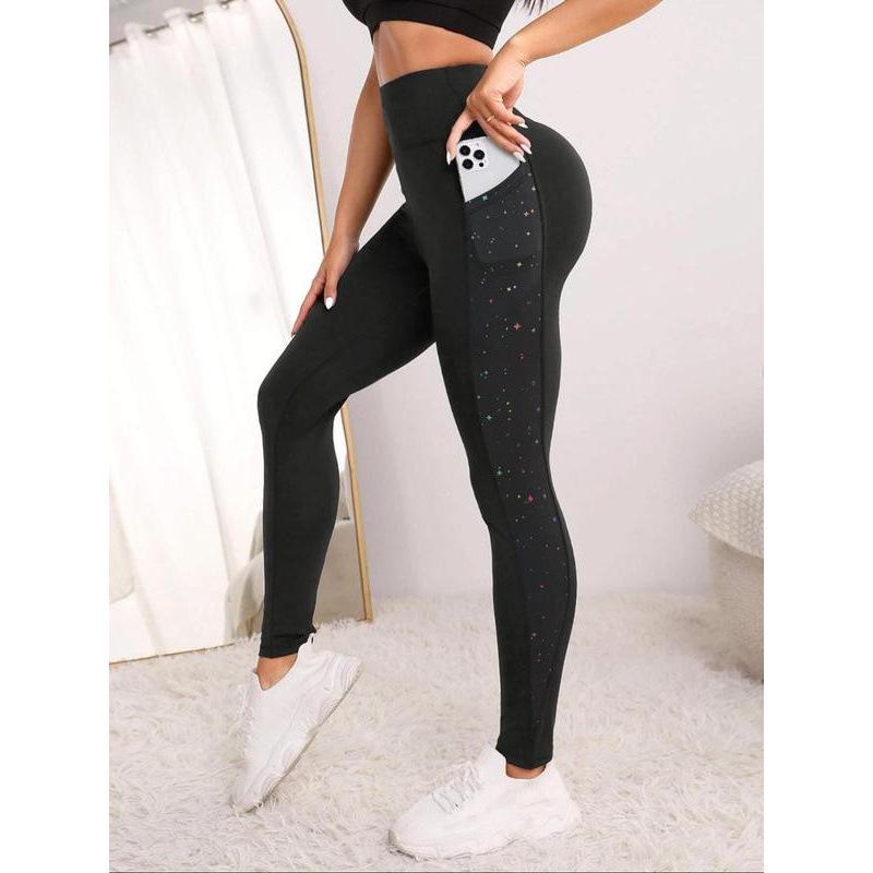High Waist Butt-Lifting Yoga Pants - Y17595 Medium чёрный