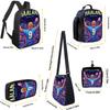 1/2/3/4/5PC Soccer Star Pattern Backpack Set – Large-Capacity Casual Backpack with Matching Clutch & Tote Bag, Perfect for Daily