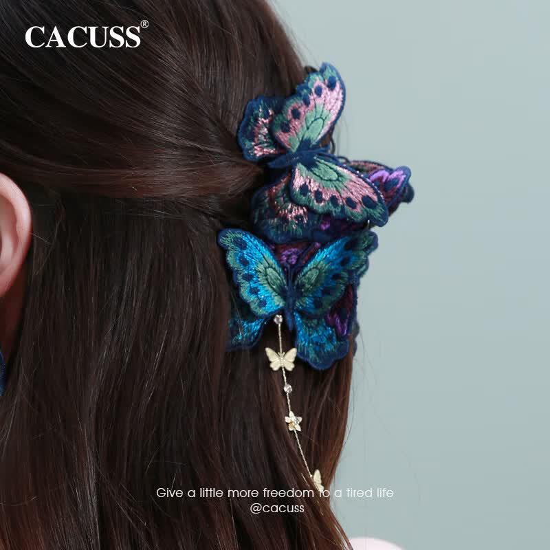 CACUSS Chinese Style Butterfly Claw Clip 1 Piece