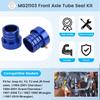 Pair MG21103 Dana 30/44 Front Axle Tube Seal Kit for Jeep JK TJ XJ ZJ MJ Blue