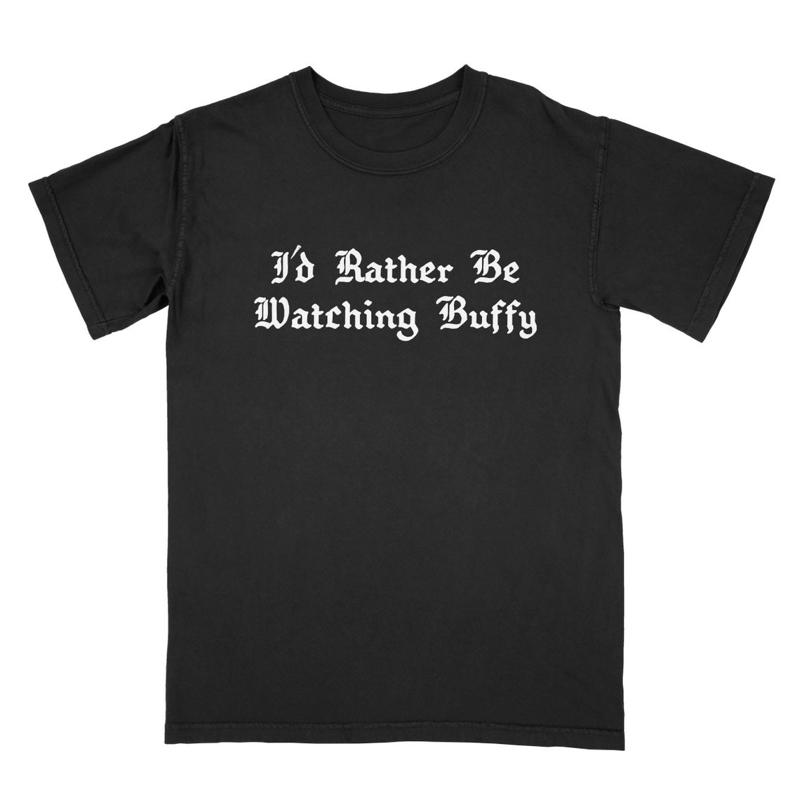 I d Rather Be Watching Bffy Tee Shirt Unisex Tee S разноцветный